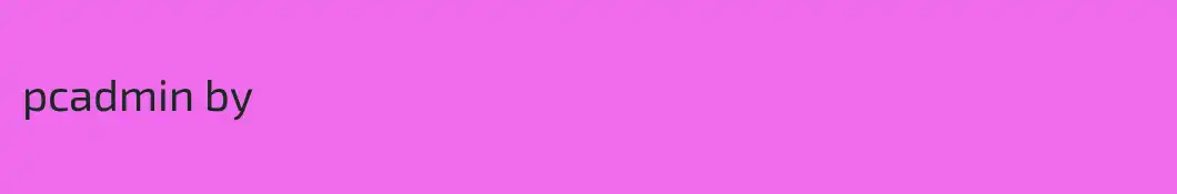 pcadmin by